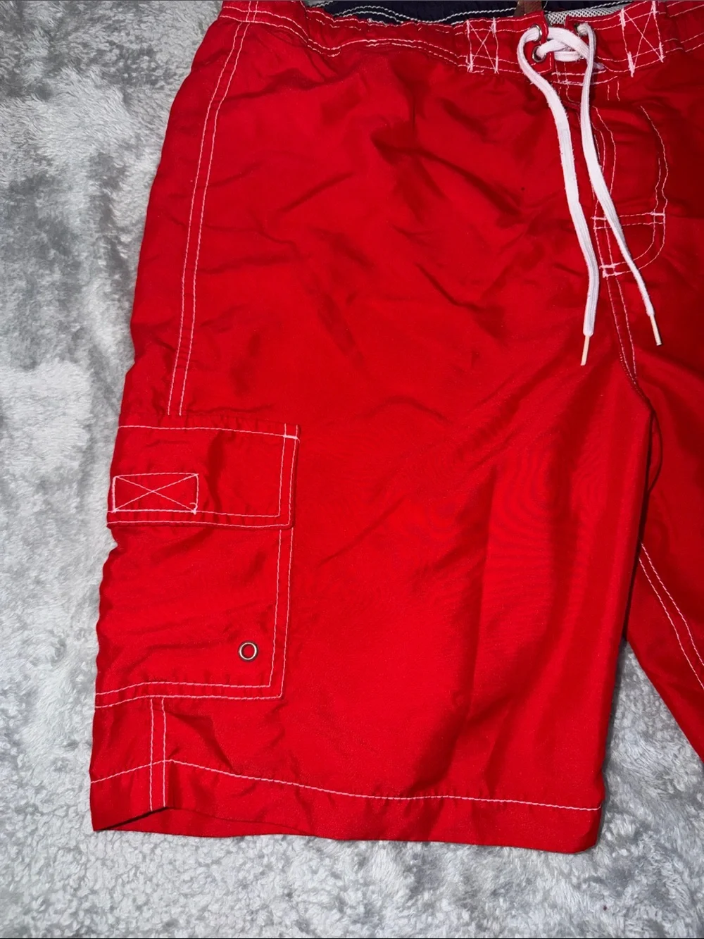 Merona Men’s Red Swim Trunks